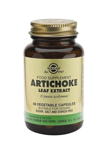 Solgar Artichoke Leaf Extract 60 Kapsül (Enginar)