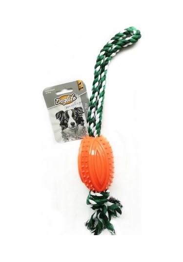 Doglife Diş İpli Tırtıklı Kauçuk Top Köpek Oyuncağı 40 CM