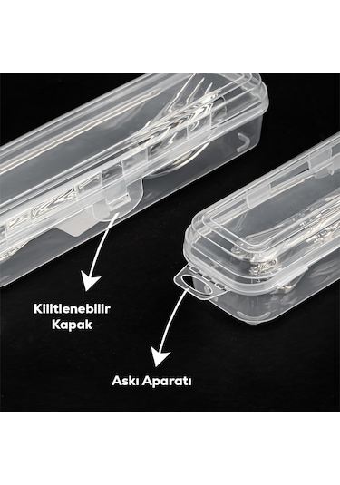 Porsima Multifix Çok Amaçlı 4lü Diş Traş Aksesuar Saklama Kutusu