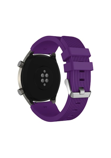 Samsung Galaxy Watch 46Mm Sm-R800 Kordon Kayış Delux Silikon Bhs3