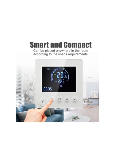 Ximistore9 3a Su Isıtma Lcd Ekranlı Akıllı Termostat, 90-240v Sıcaklık Regülatörü, Programlanabilir Zaman Aralıklarıyla Yer Isıtma Sistemi Kontrolü