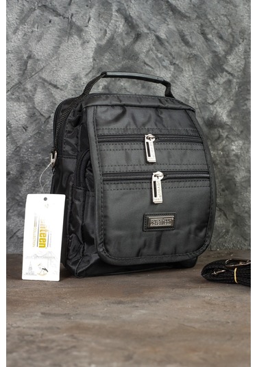 Çok Gözlü El Ve Omuz Askılı Siyah Çanta 2249 Siyah