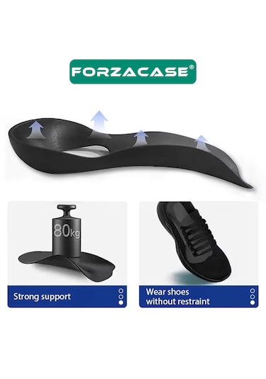 Forzacase Düz Taban Düzeltici Esnek Topuk Yastığı Tabanlık Fc1082