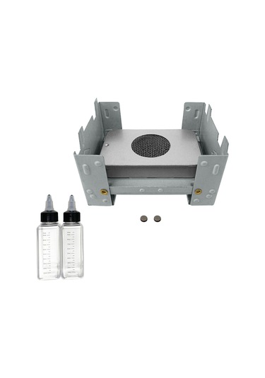 Vkemall Alkol Sobası Adası Alkol Sobası Paketi Ff05 Gümüş