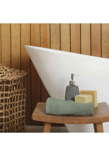 Karaca Home Dielle Recycle Banyo Havlusu 70 cm x 140 cm Yeşil