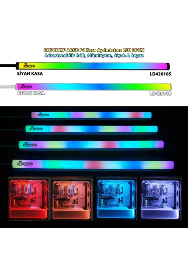 Ropcomp Argb Pc Kasa Aydınlatma Led 30 Cm