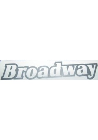 Yazı "broadway"kağıt Y.m Bal Köpüğü Renault R9 1 Ad