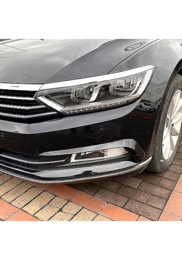 Ön Sis Farları Kaş Spoyleri Passat B8 2016-2019 Siyah