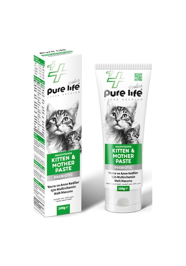 Pure Life Plus Kitten & Mother Yavru Ve Anne Malt Vitamin Desteği 100 G
