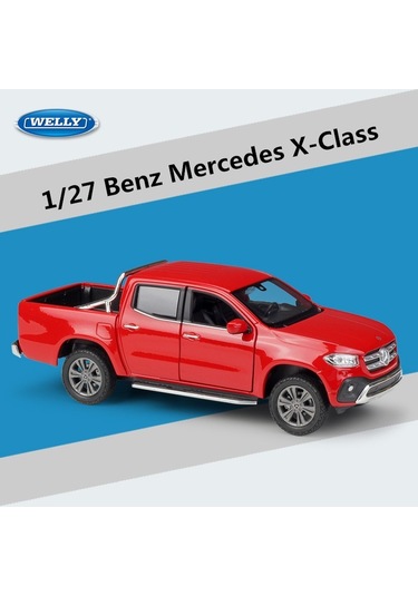 Welly 1:24 Mercedes-benz X-class Pickup Alaşım Araç Model Simülasyon Diecast Metal Oyuncak Araç Araç Araç Model Çocuk Hediyeleri