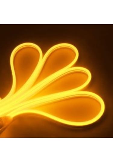 12v Neon Şerit Led Amber Işık