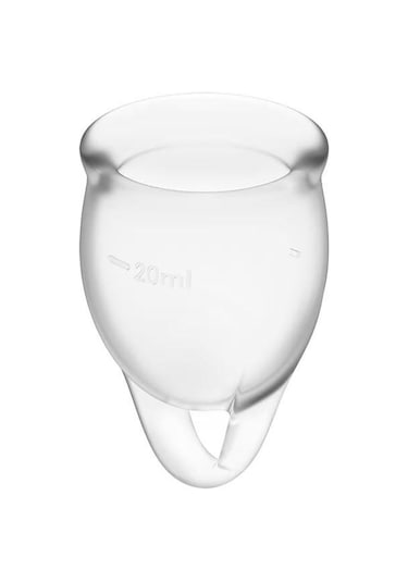Satisfyer Feel Confident Menstrual Cup Transparent