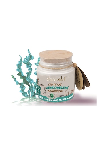 Dermokil Sen De Kat Kendi Maskeni Kendin Yap Yosunlu Kil Maskesi