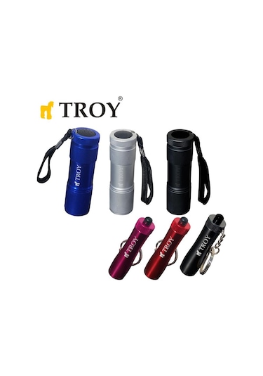 Troy 28901 Led El Feneri Seti 6 Parça N11.5903 Çok Renkli