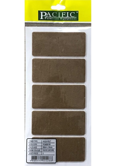 Pacific Zemin Koruyucu Yapışkan Keçe 40 mm x 90 mm