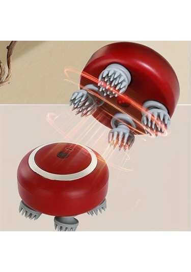 Willowhaven Usb Şarjlı Beyaz Elektrikli Saç Derisi Vücut Kedi Köpek Masaj Aleti 500mah Pil Beyaz