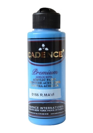 Cadence Premium Akrilik Boya 120Ml 0156 R.Mavi