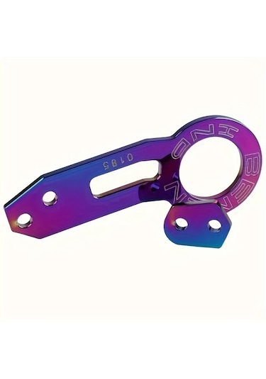 Xuweiwei Jdm Racing Siyah Aluminyum Alaşım Arka Çekme Kancası Modifiye Ben Araç Römork Kancası