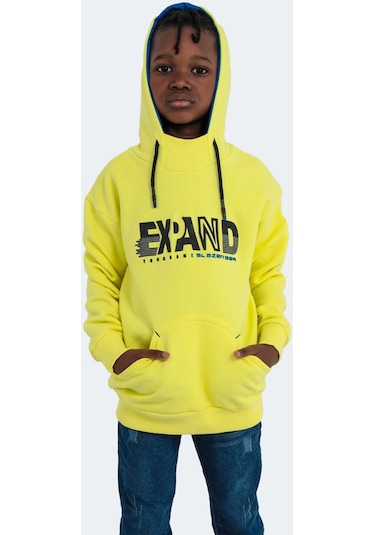 Slazenger DILAY IN Unisex Çocuk Sweatshirt Sarı