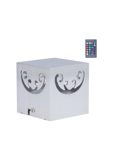 Springsun Rgb Renkli Led Duvar Lambası 3w Alüminyum Dekoratif Işık, 24 Tuşlu Kumanda, 85-277v, Koridor/ktv Uygun Diğer