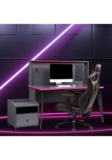 Meltem X Gaming Oyuncu Masası Antrasit