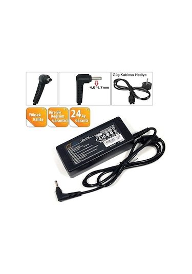 Lenovo Uyumlu 20v 3.25a 65w 4.0 1.7mm Notebook Adaptörü, Şarj Cihazı / Cmadp115
