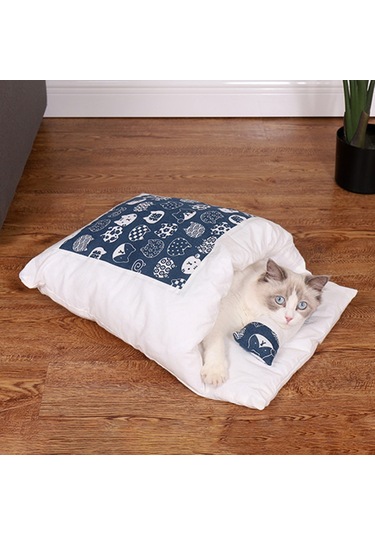 Mufunye Evcil Hayvan Kedi Köpek Uyku Yatağı Yıkanabilir Süper Sıcak C