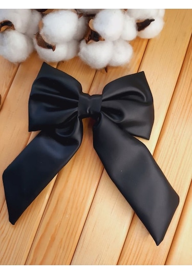 Deri Detay Otomatik Klips Toka Kahve - Siyah