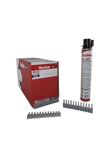 Fischer Dfn 25 Mm 1008 Adet Çivi + Fc 165 Gaz Tüpü