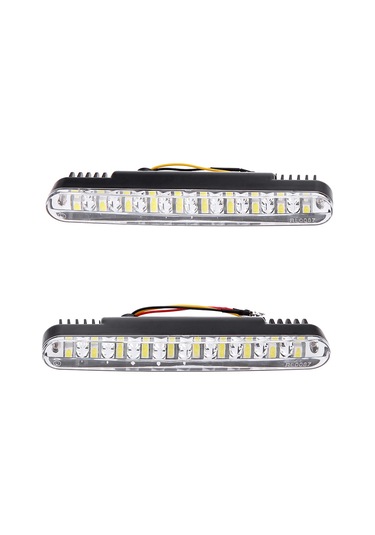 Dofolink 30 Led Gündüz Çalışma Lambası - Beyaz Ana Işık, Sarı Yön Belirti Fonksiyonu, Ip65 Su Geçirmez, 12v Dc Diğer