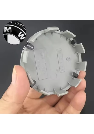Dashanshop Siyah Abs Jant Kapakları 68mm Bmw E34 E36 E60 E90 E46 E70 F10 F20 F30 X5