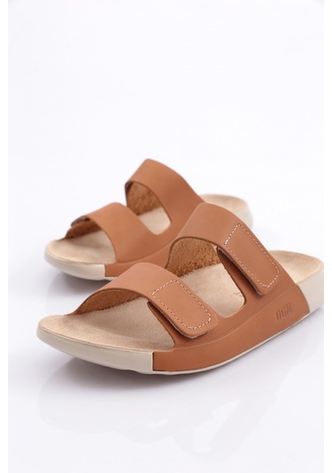 Dgn P27 Kadin Çift Bantli Terlik P27-1512-R1755 Taba