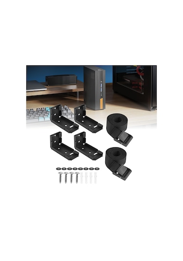 Homyl Masa Pc Montajı Altında Cpu Tutucu, Genişlik 8-13cm