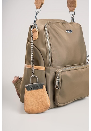 Ççs Kadın 18027 Sırt Ve Omuz Çantası Yeşil