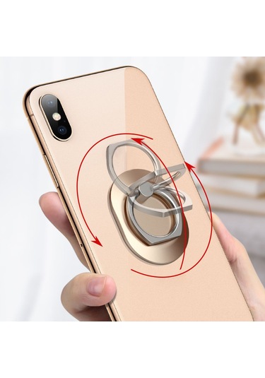 Singree Evrensel Telefon Halkası Tutucu - 360 Dönebilir, Yapışkanlı, Tüm Telefonlara Uyumlu