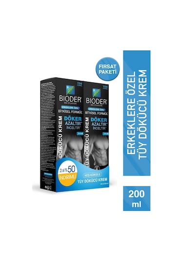Bioder Tüy Dökücü Krem 100ml - Men