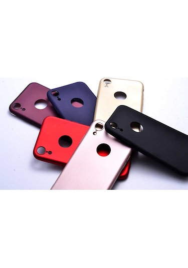 Apple Uyumlu iPhone Ekılıf Xr 6.1 Kılıf Mat Soft Premier Silikon Kapak Kırmızı