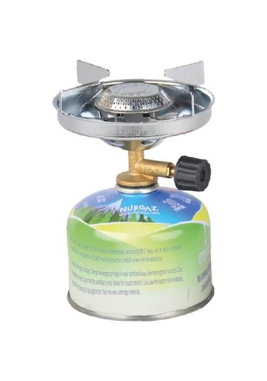 Nurgaz Troya Kamp Ocak 230 Gr Kartuşlu Gri