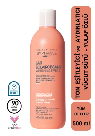 Ton Eşitleyici Ve Aydınlatıcı Vücut Sütü - Yulaf Özlü 500ml