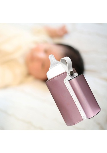 Dolıty Çoğu Biberon Için Isıtıcı Seyahat Pembe