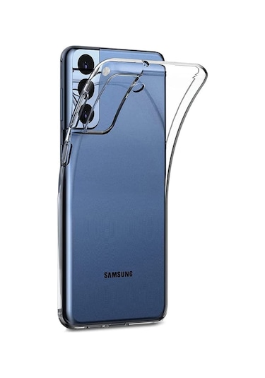 Samsung Uyumlu Galaxy S22 Kılıf Ince Esnek Korumalı Şeffaf Silikon