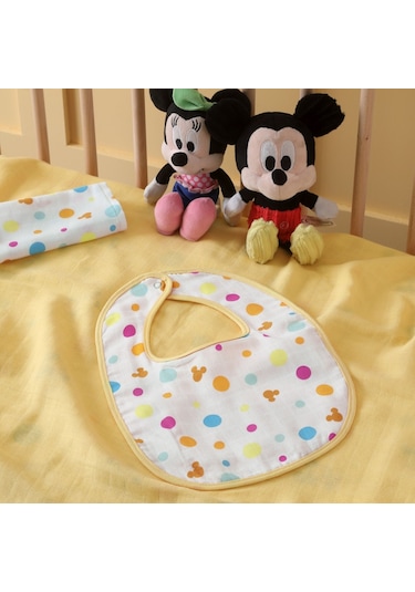 Disney Mickey Pamuk Lisanslı Müslin Önlük Çok Renkli