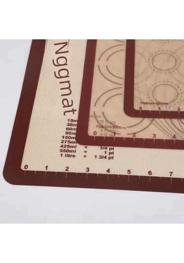 Yuntech01 Yüksek Sıcaklığa Dayanıklı Silikon Fırın Matı - Anti Yapışkan Yemek Dereceli, Hamur Yoğurma Ve Fırınlama İçin 40x60 Cm Diğer