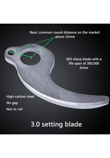 Mufunye Sk5 Karbon Çelik Bahçe Budama Bıçağı Uçları - 30mm Tam Set Hareketli + Sabit Bıçak - Orman Meyve Sebze Kesici Erişkin Uyumlu