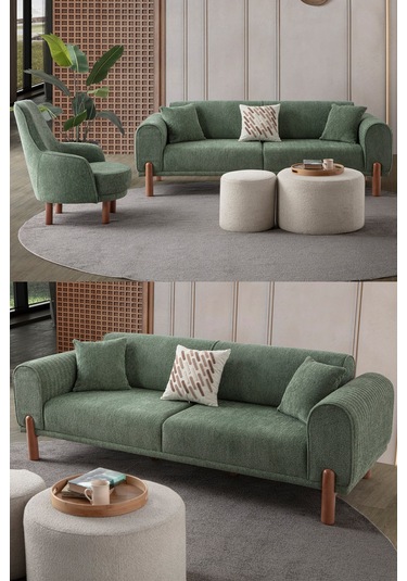 Armoni 3+1 Koltuk Takımı Yeşil