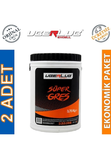 Uberlub Excell Gres Lityum Sabunlu Beyaz Gres 2 x 3075 G