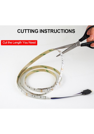 Shineyee Tv Arka Işık Seti Usb Led Şerit 2835 Tipi 16 Renkli Kumandalı 5m 300 Led Işık Kaynağı