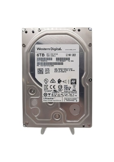 Western Digital Ultrastar Dc Hc310 Hus726t6tal5204 3.5" 6 Tb Sas Fw: 984 Sabit Disk Harddisk