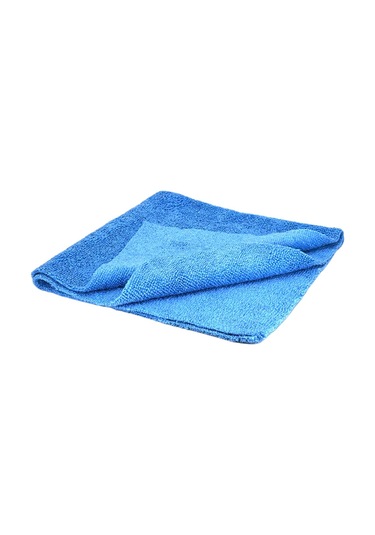 Mikrofiber Kalın Süper Emici Lüks Cila Bezi 40x40 Cm Mavi