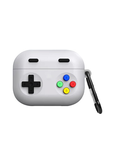 Microsonic Samsung Galaxy Uyumlu Buds 3 Pro Kılıf Cartoon Figürlü Silikon Crtn-fgr-rtr-gmby-gri Gri - Beyaz